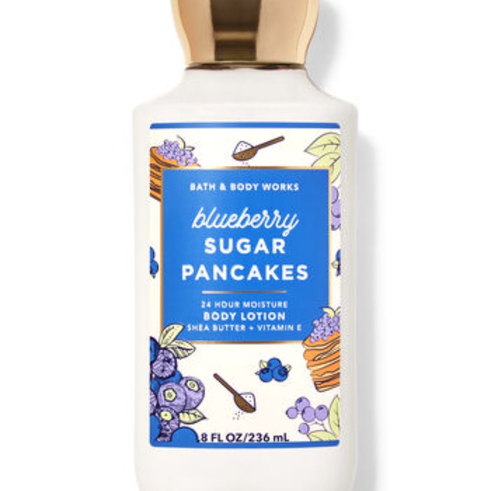 BATH & BODY WORKS BLUEBERRY SUGAR PANCAKES BODY LOTION BRAND NEW! SOLD OUT! RARE